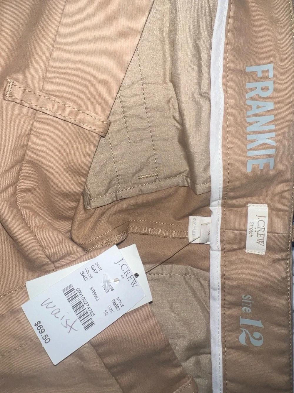 J. Crew Men's Chinos in Light Tan